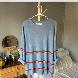 free people beach mariner set dusty blue